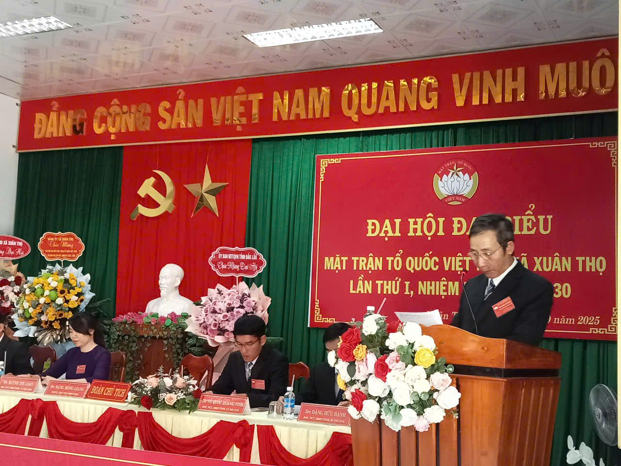 ĐẠI HỘI ĐẠI BIỂU MTTQ VIỆT NAM XÃ XUÂN THỌ LẦN THỨ I, NHIỆM KỲ 2025-2030